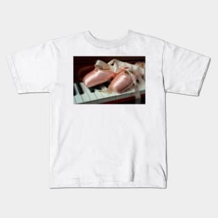 A Pair of Pink Ballet Slippers Kids T-Shirt